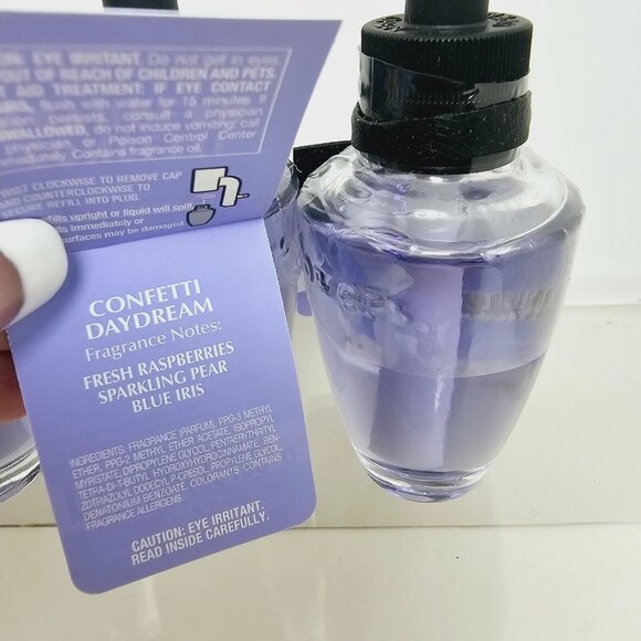Bath & Body Works Other - 3 CONFETTI DAYDREAM Bath & Body Works Wallflower Refill Bulbs NEW
